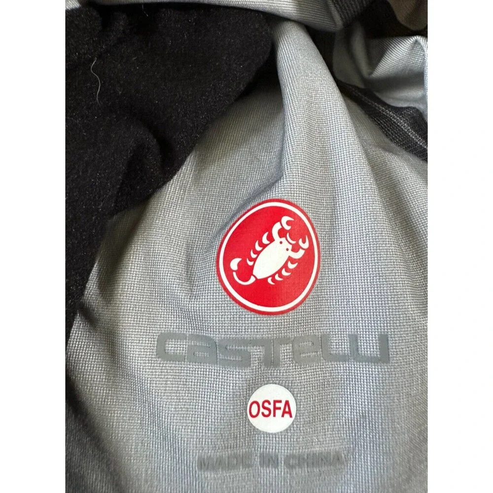 Castelli Balaclava Face Mask Gray Black Cycling OSFA
